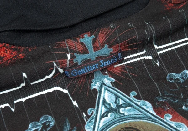 GAULTIER JEAN'S Long High Neck Long T Shirt K-73033_014