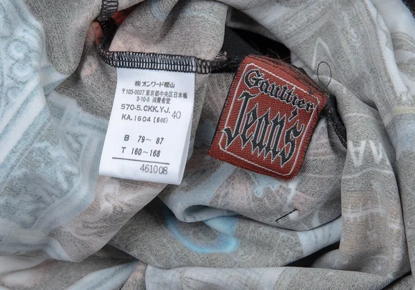 GAULTIER JEAN'S Long High Neck Long T Shirt K-73033_018