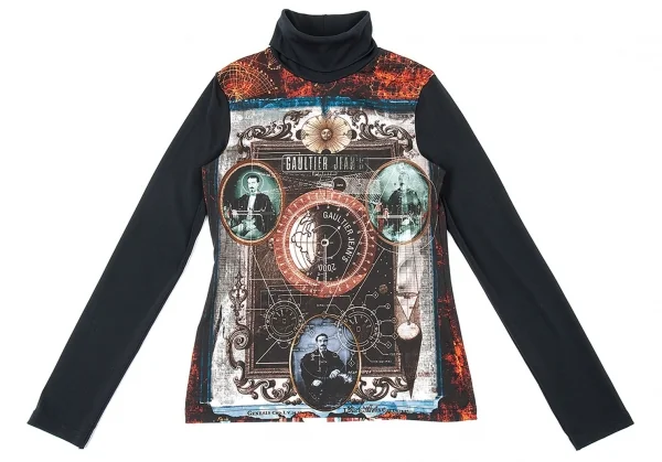 GAULTIER JEAN'S Long High Neck Long T Shirt K-73033_002