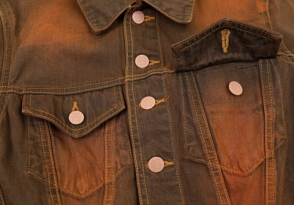 Jean-Paul GAULTIER Rust Denim Jacket K-73041_006