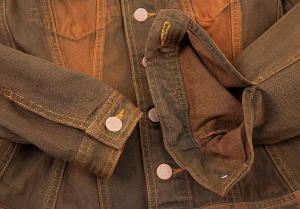Jean-Paul GAULTIER Rust Denim Jacket K-73041_008
