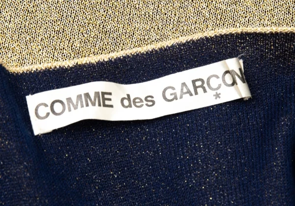 コムデギャルソンCOMME des GARCONS グリッターニットソー ゴールドM位 K-73072_013