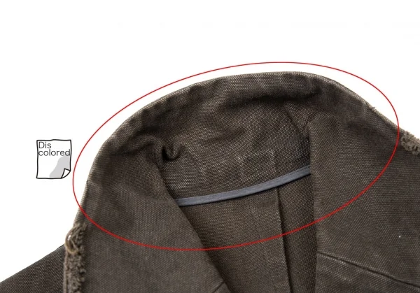 ワイズY's コットンキャンバスジップダブルジャケット 淡カーキ3 K-73078_005