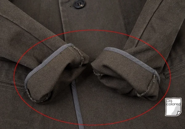 ワイズY's コットンキャンバスジップダブルジャケット 淡カーキ3 K-73078_009