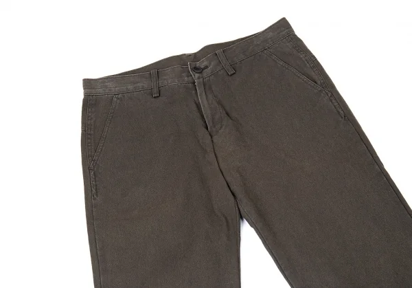 ワイズY's コットンキャンバステーパードパンツ 淡カーキ3 K-73079_002