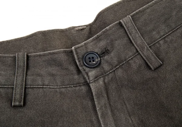 ワイズY's コットンキャンバステーパードパンツ 淡カーキ3 K-73079_004