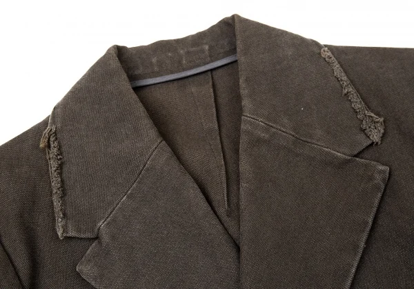 ワイズY's コットンキャンバスジップダブルジャケットセットアップスーツ 淡カーキ3 K-73080_004