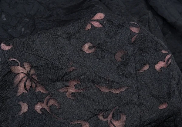 Yohji Yamamoto FEMME Wrinkle Lace T Shirt K-73087_010