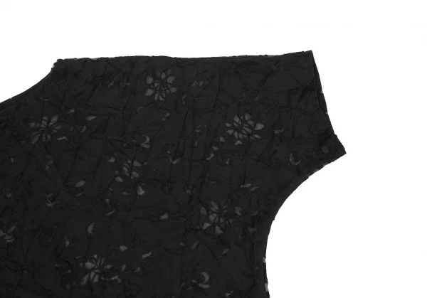 Yohji Yamamoto FEMME Wrinkle Lace T Shirt K-73087_005