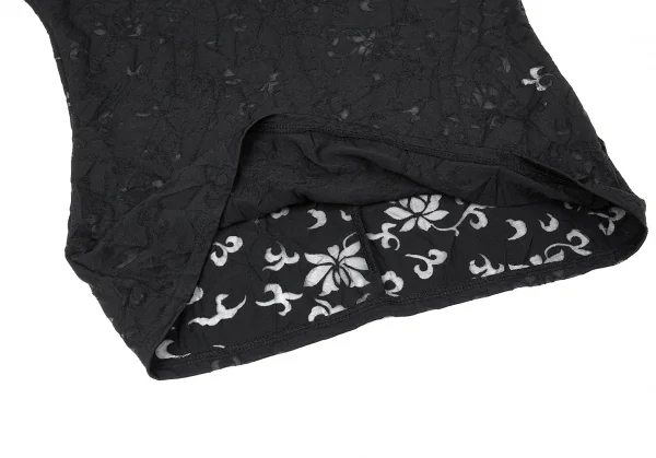 Yohji Yamamoto FEMME Wrinkle Lace T Shirt K-73087_007