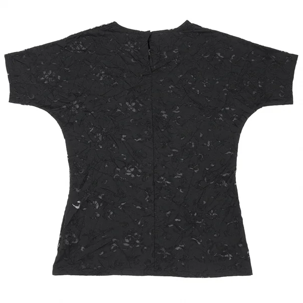 Yohji Yamamoto FEMME Wrinkle Lace T Shirt K-73087_008