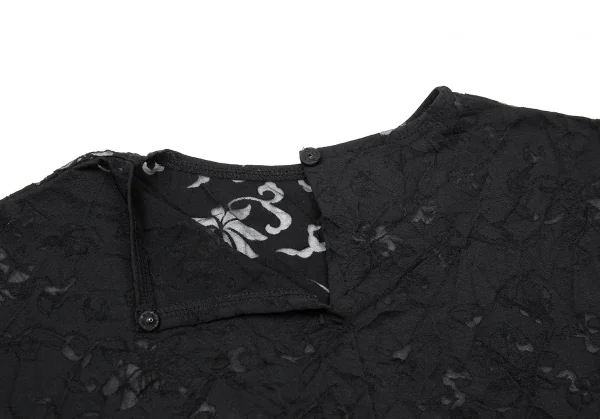 Yohji Yamamoto FEMME Wrinkle Lace T Shirt K-73087_009