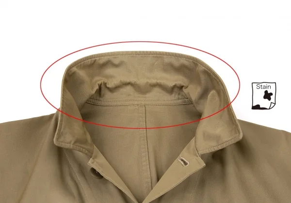 ワイズフォーメンY’s for men 赤ラベル 裏ウールパッチコットンジャケット カーキ2 K-73158_005