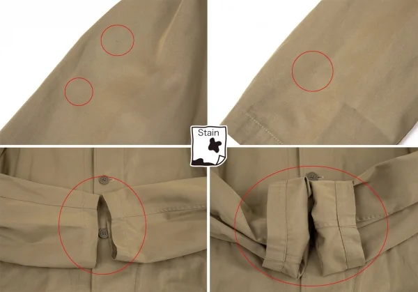 ワイズフォーメンY’s for men 赤ラベル 裏ウールパッチコットンジャケット カーキ2 K-73158_007