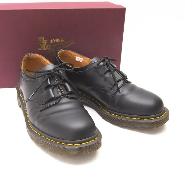 COMME des GARCONS HOMME DEUX Dr. Martens Leather Shoes Black US M 9 K-73174_001