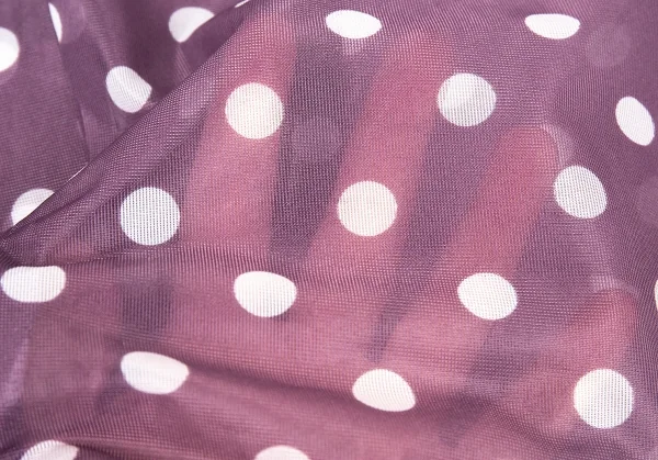 ジャンポールゴルチエ クラシックJean Paul GAULTIER CLASSIQUE ナイロンドットシースルーフロントラウンドシャツ 紫オフ40 K-73319_013