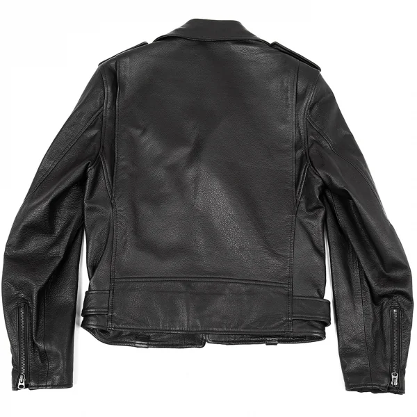 ヨウジヤマモト プールオムYohji Yamamoto POUR HOMME レザーライダースジャケット 黒2 K-73370_017