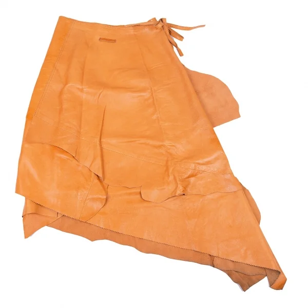 Jean-Paul GAULTIER FEMME Leather Wrap Skirt K-73441_013