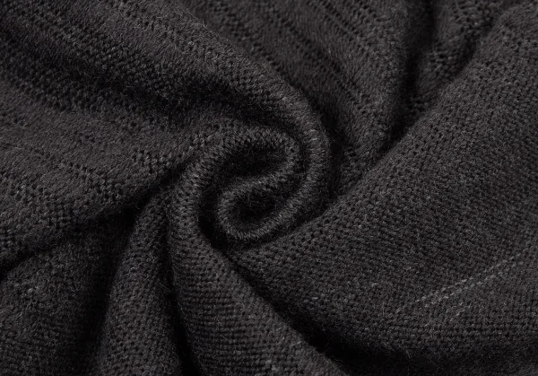 ヨウジヤマモト ファムYohji Yamamoto FEMME プライ バイ ラグネ キカス plyy by RAGNE KIKAS ハイネックボタンニット チャコール2 K-73510_013