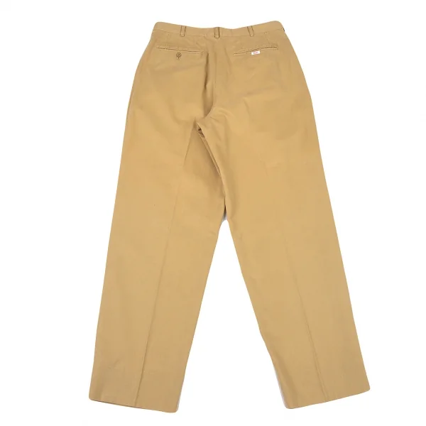 パパスPapas コットンツータックテーパードパンツ ベージュM K-73570_009