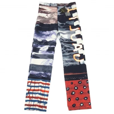 ジャンポールゴルチエ オムJean Paul GAULTIER HOMME グラフィックプリントストレッチパンツ