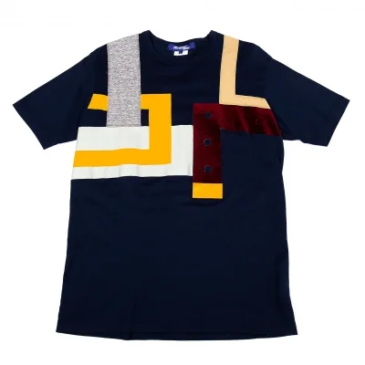 ジュンヤワタナベマン コムデギャルソンJUNYA WATANABE MAN COMME des GARCONS パッチプリントデザインTシャツ