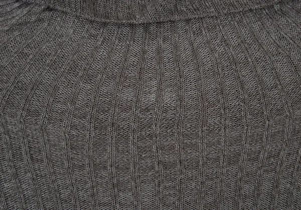 ラグネ キカス ヨウジヤマモトRAGNE KIKAS Yohji Yamamoto シルク混ハイネックレーヨンニット グレー2 K-73799_004