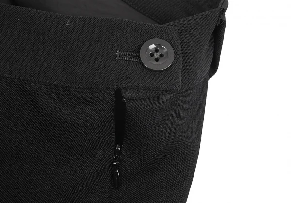 ワイズY's ウールギャバサルエルパンツ風スカート 黒2 K-73949_004