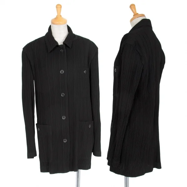 ISSEY MIYAKE Pleats Tailored Jacket Black L K-73970_001