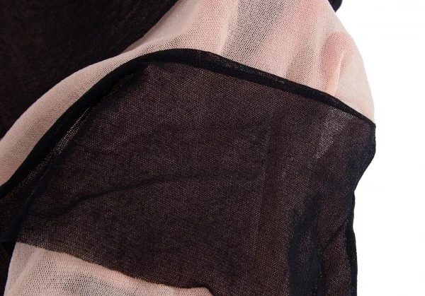 ジャンポールゴルチエJean Paul GAULTIER パワーネットベルト切替タンクトップ ピンク黒M位 K-74005_010