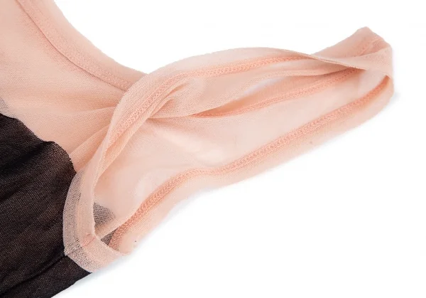 ジャンポールゴルチエJean Paul GAULTIER パワーネットベルト切替タンクトップ ピンク黒M位 K-74005_004