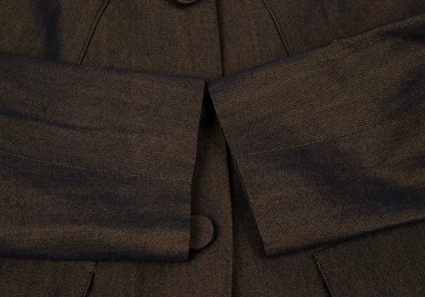 ジャンポールゴルチエ クラシックJean Paul GAULTIER CLASSIQUE スラントパッチポケット玉虫3Bジャケット 玉虫茶40 K-74052_008