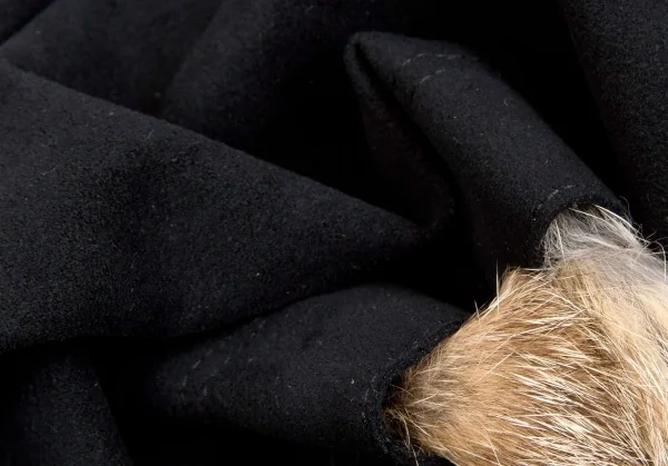 GAULTIER JEAN'S Faux Suede Rabbit Fur Tops K-74057_012