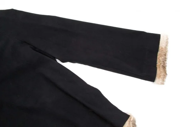 GAULTIER JEAN'S Faux Suede Rabbit Fur Tops K-74057_004