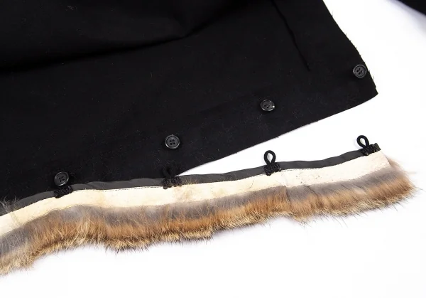 GAULTIER JEAN'S Faux Suede Rabbit Fur Tops K-74057_009
