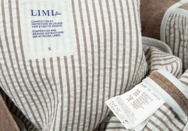 リミフゥLIMI feu ワイド半袖でかボタンジャケット モカS K-74065_016