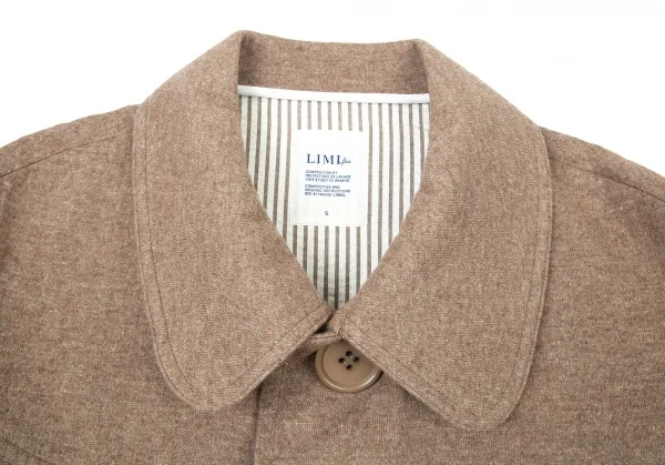 リミフゥLIMI feu ワイド半袖でかボタンジャケット モカS K-74065_004