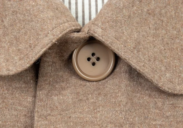 リミフゥLIMI feu ワイド半袖でかボタンジャケット モカS K-74065_005