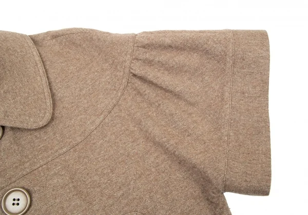 リミフゥLIMI feu ワイド半袖でかボタンジャケット モカS K-74065_006