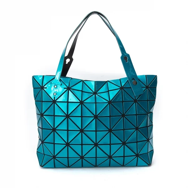 BAO BAO ISSEY MIYAKE Metallic Bag Blue  K-74105_001