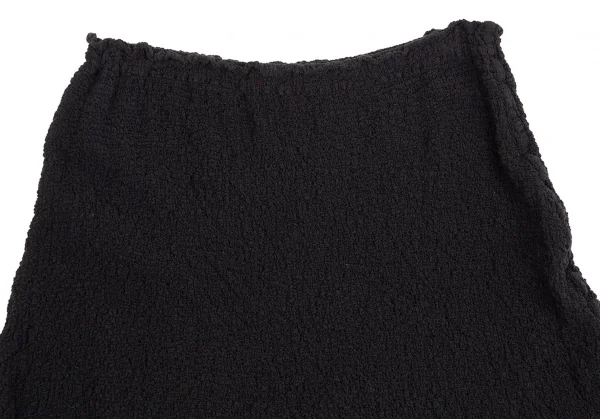 イッセイミヤケ ミーISSEY MIYAKE me カリフラワーテープスカート 黒赤青M位 K-74260_003