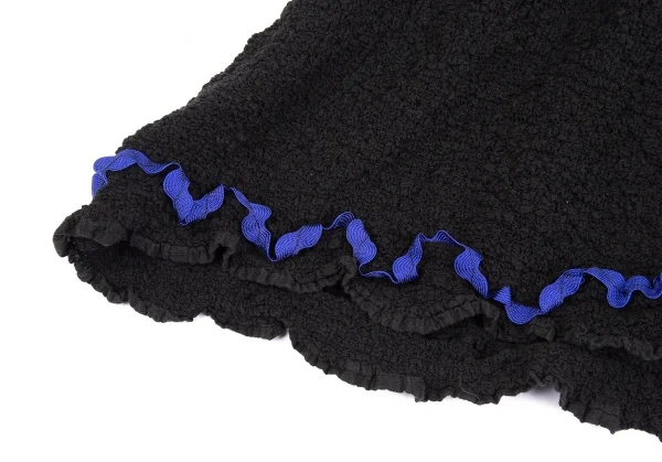 イッセイミヤケ ミーISSEY MIYAKE me カリフラワーチロリアンテープセットアップ 黒赤青M位 K-74261_015