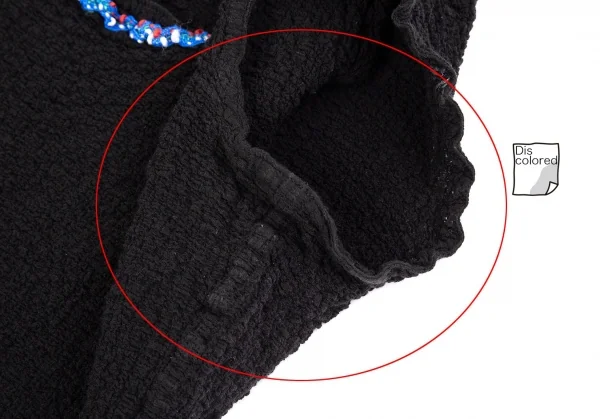 イッセイミヤケ ミーISSEY MIYAKE me カリフラワーチロリアンテープセットアップ 黒赤青M位 K-74261_005