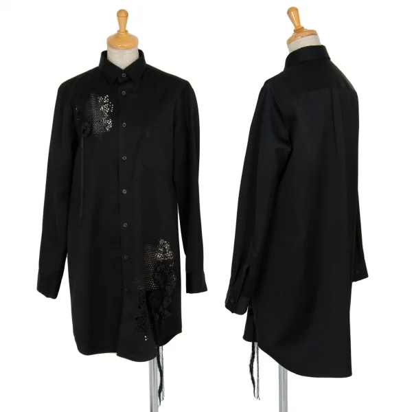 noir kei ninomiya COMME des GARCONS CuttingDesign Shirt Black S K-74365_001
