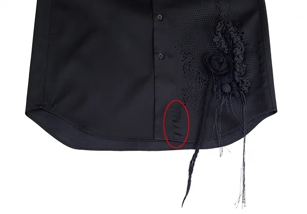 noir kei ninomiya COMME des GARCONS CuttingDesign Shirt K-74365_010