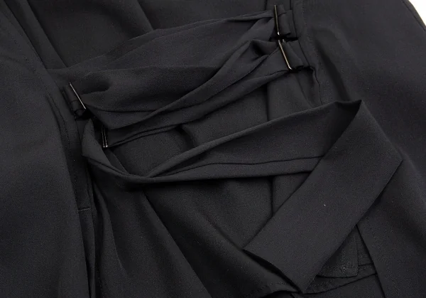 Yohji Yamamoto NOIR Silk Drape Vest K-74378_012