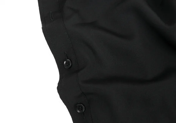 Yohji Yamamoto NOIR Silk Drape Vest K-74378_006