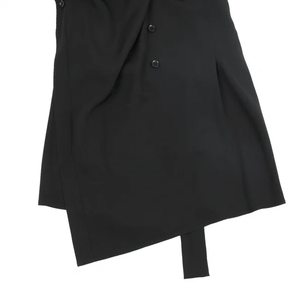 Yohji Yamamoto NOIR Silk Drape Vest K-74378_007