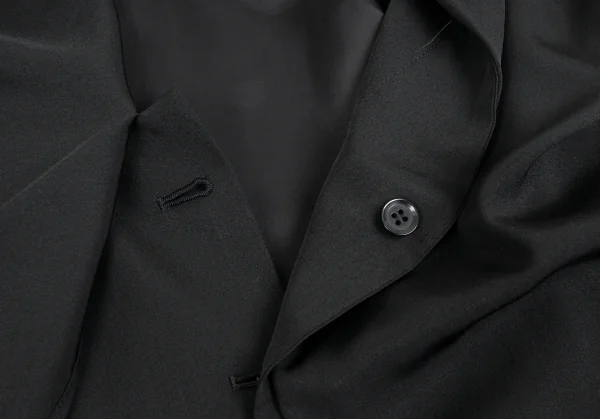 Yohji Yamamoto NOIR Silk Drape Vest K-74378_009