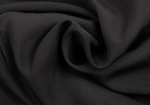 ヨウジヤマモト ノアールYohji Yamamoto NOIR シルクストレートパンツ 黒1 K-74379_011